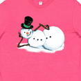 thumbnail image 4 of Inktastic Sassy Snowman in Top Hat Youth T-Shirt, 4 of 5