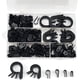 thumbnail image 1 of Estrela 200 Piezas Bridas para Cables de Nylon-R, Clips P Abrazaderas de Fijación de Tubos de Plástico de Nylon, Bridas para Conductos, Cables, Conductos y Conductos? 5/6/9/12/19/28 mm (negro), 1 of 5