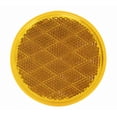 thumbnail image 1 of Peterson Mfg. Reflector V475A Quick Mount; Amber Lens; 3-3/16 Inch Round; Without Housing; Adhesive Backing, 1 of 3