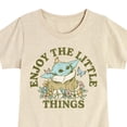thumbnail image 3 of The Mandalorian - Enjoy The Little Things - Youth Girls Short Sleeve T-Shirt, 3 of 5