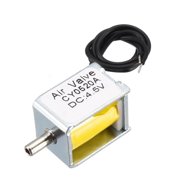 Unique Bargains Électrovanne Miniature Normalement Ouverte DC 4.5V 80mA Électrovanne à Air