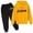 Yellow, variant on HCYSFG Boys Surfing California Tracksuit Sets 2 Piece Hoodie And Jogger Pants Long Sleeve Hooded Sweatsuit Sets Ribbed Cuffs Matching Sets