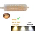 thumbnail image 2 of R7s Led 118mm Dimmable Bulb 4.7 Inch J 118 15W 120v 1500lm FloodLight Floor Standing Light J Type Led Bulb Replacement Tungsten Halogen 100w 150w Spotlight Soft Light (1 Pack, 3000k Warm Light), 2 of 8