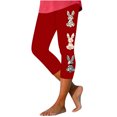 thumbnail image 1 of Pantalones de Ajuste Seco de la Moda de las Mujeres Imprimidas Leggings, Deporte de Yoga Elástico de Poliéster Elástico Respirable, 1 of 8