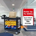 thumbnail image 3 of 550 lbs Service Utility Cart Storage Bins Large Bins and Small Bins Workshops, 3 of 8