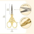 thumbnail image 4 of The Beadsmith Mini Scissors – 3.5 Inches Long – Compact Size – Precision Tips for Tight Spaces – Use for Threads, Textiles, Yarn, Cards, Art, Crafting, Needlework, Embroidery & Sewing, 4 of 7