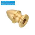 thumbnail image 3 of Uxcell M10 Thread Lamp Finial Cap Knob, Brass Lamp Shade Harp Top Screw Caps Decoration Light Fixture 23.5x38mm, 3 of 6