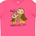 thumbnail image 4 of Inktastic Owl Always Love You- Cute Owl Family Youth T-Shirt, 4 of 5