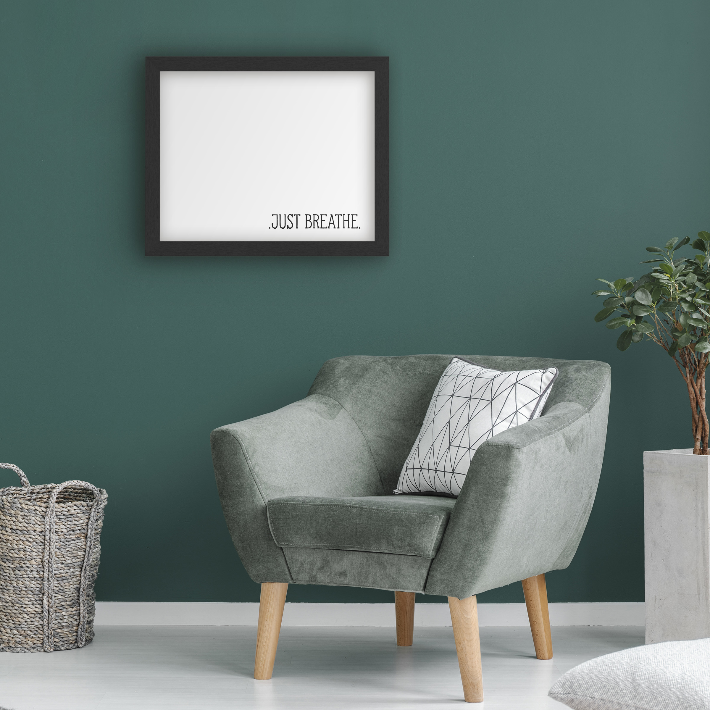 Trademark Fine Art 'Just Breathe' Markerboard by ABC