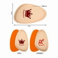 thumbnail image 6 of 1/2/5pairs Women Non-slip Crown Forefoot Pads Pain Relief Insert Half Size Insoles Cushions Anti-pain Orthopedic Half Paddings, 6 of 6
