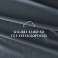 thumbnail image 4 of Noble Linens 4 Piece Solid Microfiber Bed Sheet Set, Stone, TwinXL, 4 of 11