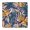Summer E, variant on Flower Print Elastic Fitted Tablecloth - Watercolor Flowers Pattern Square Table Cover, Windproof Snug Fit Outdoor Picnic Table Protector, Wrinkle-Free Washable Cute flowers Design
