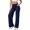 Navy -AD04, variant on Dwellite Leggings for Womens Straight Leg Gym Yoga Pants High Waist Lifting Wide Leg Workout Pants with Pockets 2026 Pink M