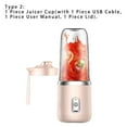thumbnail image 3 of maskred Mini Portable Juicer Cup Fruit Squeezer Blender Juice Mixer Household Type 5, 3 of 6