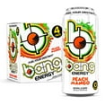thumbnail image 3 of Bang Peach Mango Energy Drink, 16 oz, 12 pack cans, 3 of 5