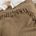 thumbnail image 6 of Home Soft Things Reversible Tweed Throw Blanket, Super Soft & Cozy - Amphora, 50x60", 6 of 8