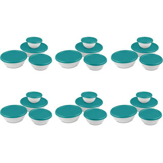 Sterilite 8 Piece Plastic Kitchen Covered Bowl Mixing Set With Lids (18  Pack) : Target