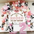 thumbnail image 2 of 2nd Birthday Decorations Girl My 2nd Rodeo Decorations Girl Cowgirl Balloon Garland Not My First Rodeo Party Backdrop Number 2 Foil Balloon for Western Rodeo Party Supplies, 2 of 7