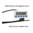 thumbnail image 2 of Magnetic Scale Sensor DRO Display Integrated Embedded Magnet Measurement Magnetic Tape with Stain Belt Profile Woodworking ,Long Lasting, 2 of 5