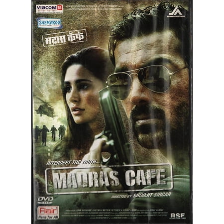 Madras Caf&eacute; Hindi Movie DVD Stg: John Abraham Nargis Fakhri Raashii Khanna Siddharth Basu Prakash Belawadi