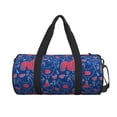 thumbnail image 2 of KLL Chicken and Rooster Duffle Bag For Men Women Sport Gym Fitness Tote Travel Training Workout Basketball Football Weekender, 2 of 8