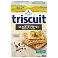 thumbnail image 1 of Triscuit Cracked Pepper & Olive Oil Snacking Crackers, 1 of 11