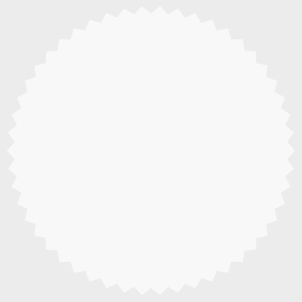 JAM Paper Standard Label Rolls, Burst, 1.875 Inch, Clear Transparent Film, 125 Labels/Roll
