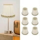 thumbnail image 4 of 6Pcs Small Lamp Shades Safe Soft Easy Installation Modern Light Weight Table Lampshade for E14 Bulb, 4 of 5