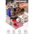 thumbnail image 2 of Amdohai Organisateur de Maquillage en Acrylique, Tiroirs de Rangement pour Cosmétiques, Maquillage et Bijoux, Présentoir, Boîte à 3 Tiroirs, Élégant et Gain de Place pour Rouges à Lèvres, Pinceaux de Vernis à Ongles, 2 of 8