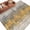 Light Brown Grey, variant on Area Rug for Living Room, Blue Grey Abstract Non-Slip Indoor Large Carpet for Bedroom/Dining Room, Gradient Geometric Graffiti Modern Art Washable Low-Profile Rectangle Floor Runner Rugs - 4 x 6 Ft