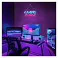 thumbnail image 2 of Gaming Room Letrero De Neón Luz Para Decoración De Pared De Juegos Alimentado Por USB Para Dormitorio Bar Tienda Decoración De Fiesta 31.1cm×16.4cm, 2 of 8