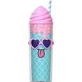 thumbnail image 2 of COOL GEAR Shady Sweets Tumbler with Pressure Fit Lid and Straw Included, 20 Ounce Strawberry/Chocolate, 2-Pack, 2 of 7