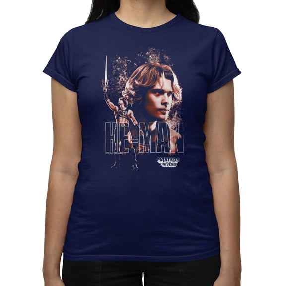Masters Of The Universe Movie HeWomen's T Shirt (Navy, S-XXL)
