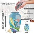 thumbnail image 2 of KARYLIZ Golf Ball Urns - Cremation Urns For Human Ashes - Large Funeral Urn for Human Ashes Adult Female and Male - Blue Cremation Urn For Mom And Dad - Decorative Memorial For Women & Men 10 Inch, 2 of 2