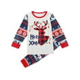thumbnail image 3 of Yuanyu Reindeer Christmas Family Matching Pajama for Family,Parent-child PJ's for Women/Men/Kids/Couples, Onesie, Unisex, 3 of 10