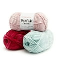 Yarn Parfait Chunky Pink Lemon – Super Bulky Chenille Yarn, Machine Washable, Super Soft
