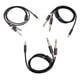 thumbnail image 5 of Methold Cable de audio Doble enchufe chapado en oro Diseño conveniente Cable adaptador Carcasa de aleación de aluminio Fuerte resistencia a la Type3 NO3, 5 of 5