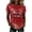 #03-Red, variant on Womens 4th of July Summer Crew Neck T Shirts Trendy Loose Fitted Embroidered Patriotic Going Out Tops Casual Spring Clothes #04-Beige, M
