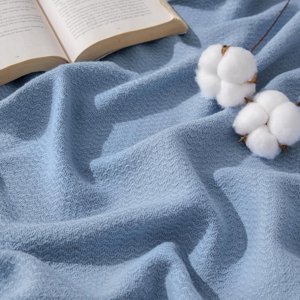 100% Cotton Herringbone Weave Oversized King Blanket