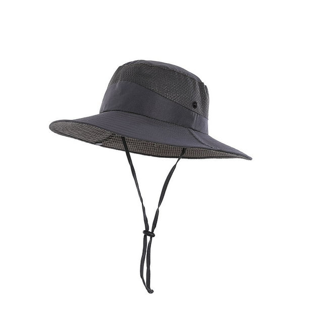 Sombrero de ala grande para el sol, sombrero de pesca para sol de verano para hombre, sombrero fresco informal transpirable para exteriores, sombrero de pescador a la moda para hombre.