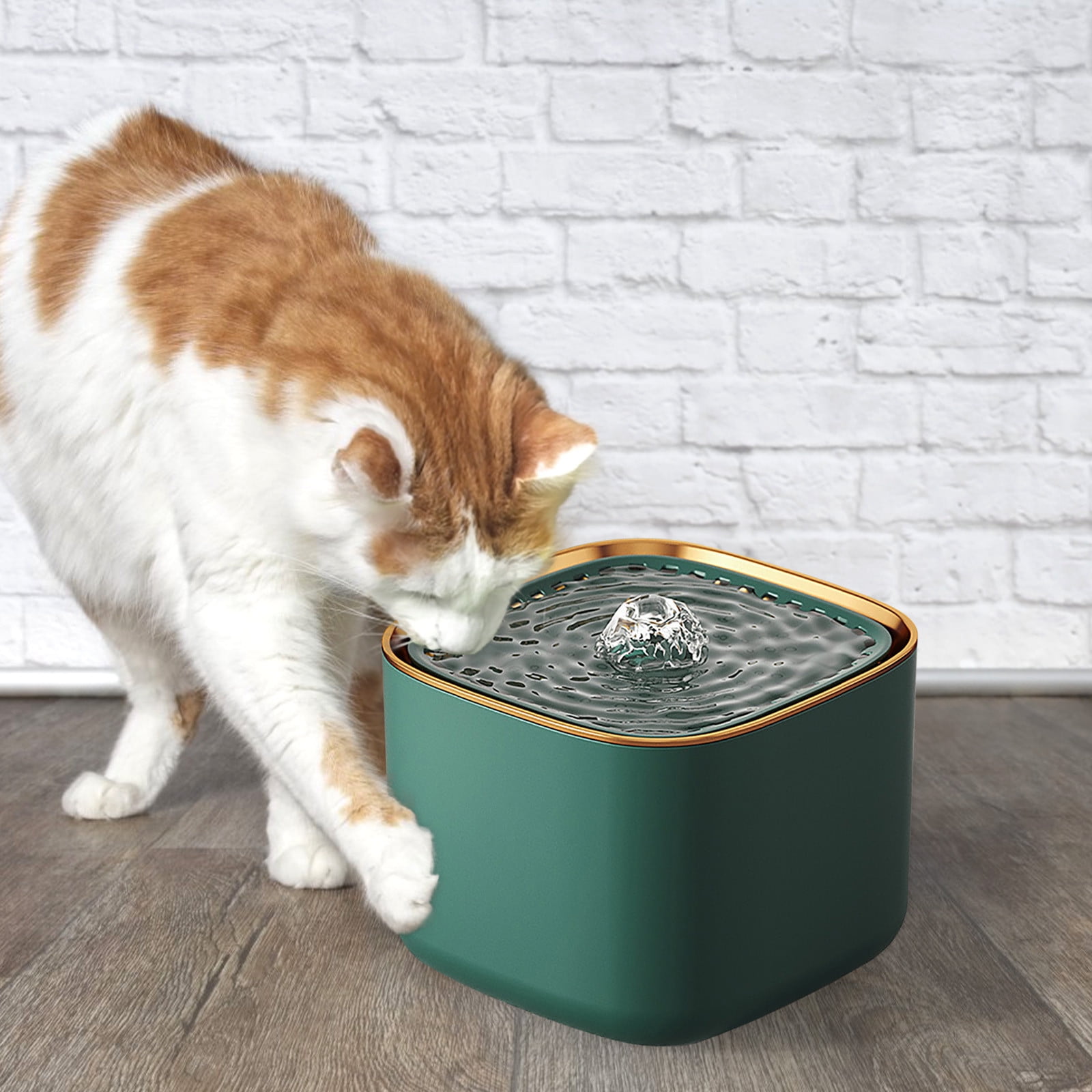 Automatic Water Dispenser with Silent Brushless Pump, Flowing Circulating Filtration, Healthy Drinking Water for Pets, Cats, Dogs, Home, Office, Indoor Use