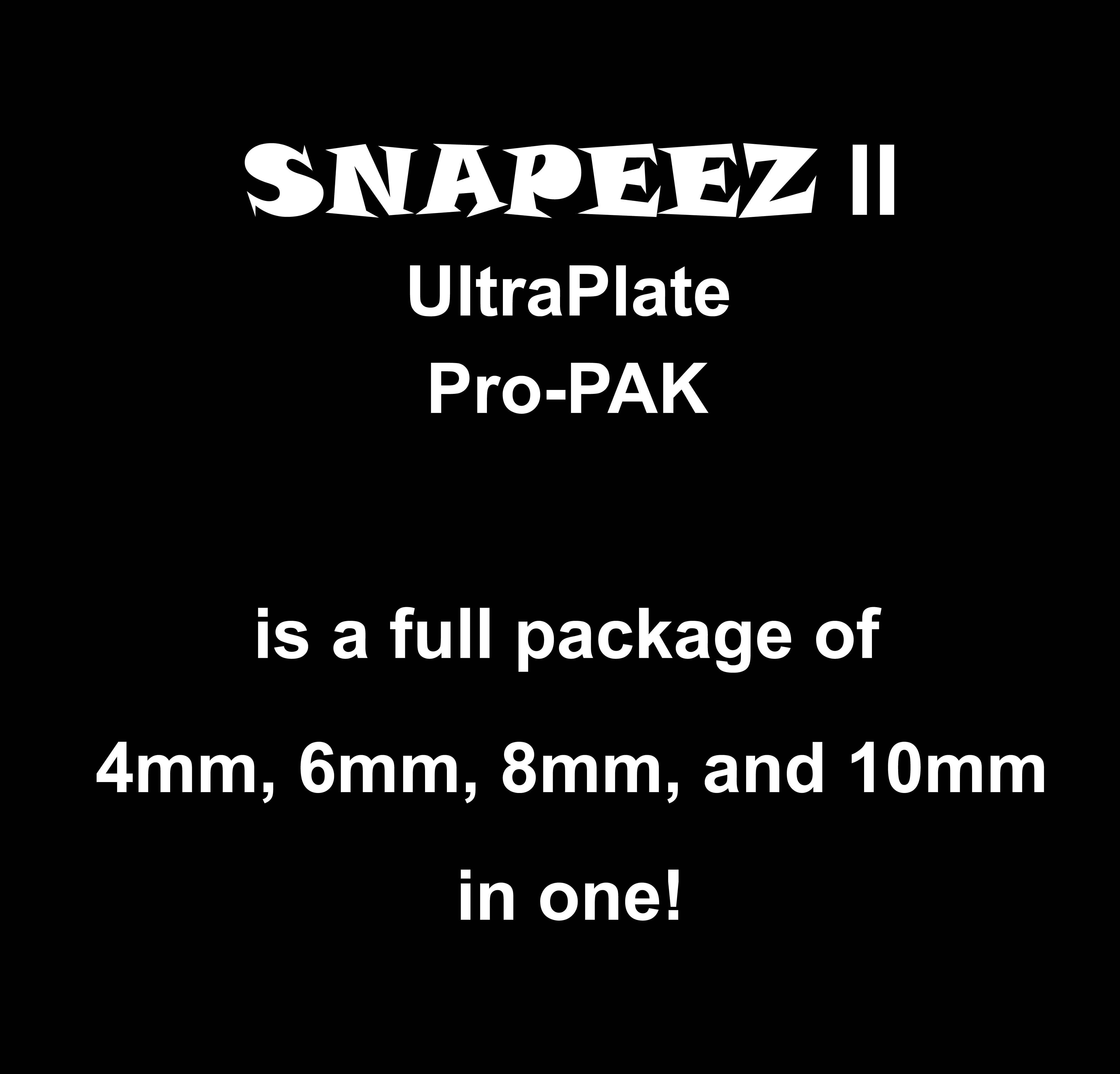 SNAPEEZ II ULTRAPLATE Jump Rings PRO-PAK.Imitation Rhodium Plate. See Snapeez color and size chart for finish. Made in USA.