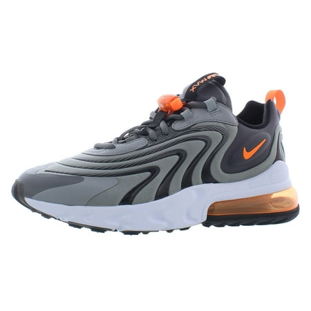 Nike Air Max 270 React Eng Mens Shoes Size 10, Color: Iron Grey/Orange