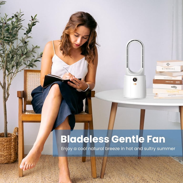 Bladeless Desk Fan, Rechargeable, 6 Modes photo 5