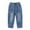 Blue, variant on Kids Boys Jeans Jogger Pants ForBoys Straight Waist Casual with Pocket Loose Fit Pull-On Boy Clothes 4-5 Years