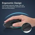 thumbnail image 5 of Bluetooth wireless mouse 2.4G mouse gamer 4000 DPI Optical Sensor 6 Mute Buttons For MacBook Tablet Laptop PC gaming mouse, 5 of 6
