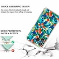 thumbnail image 3 of Tropic Jungle Case for iPhone 14 Pro Max,Aesthetic Colourful Floral Pattern Soft TPU Full Cover Case, 3 of 5