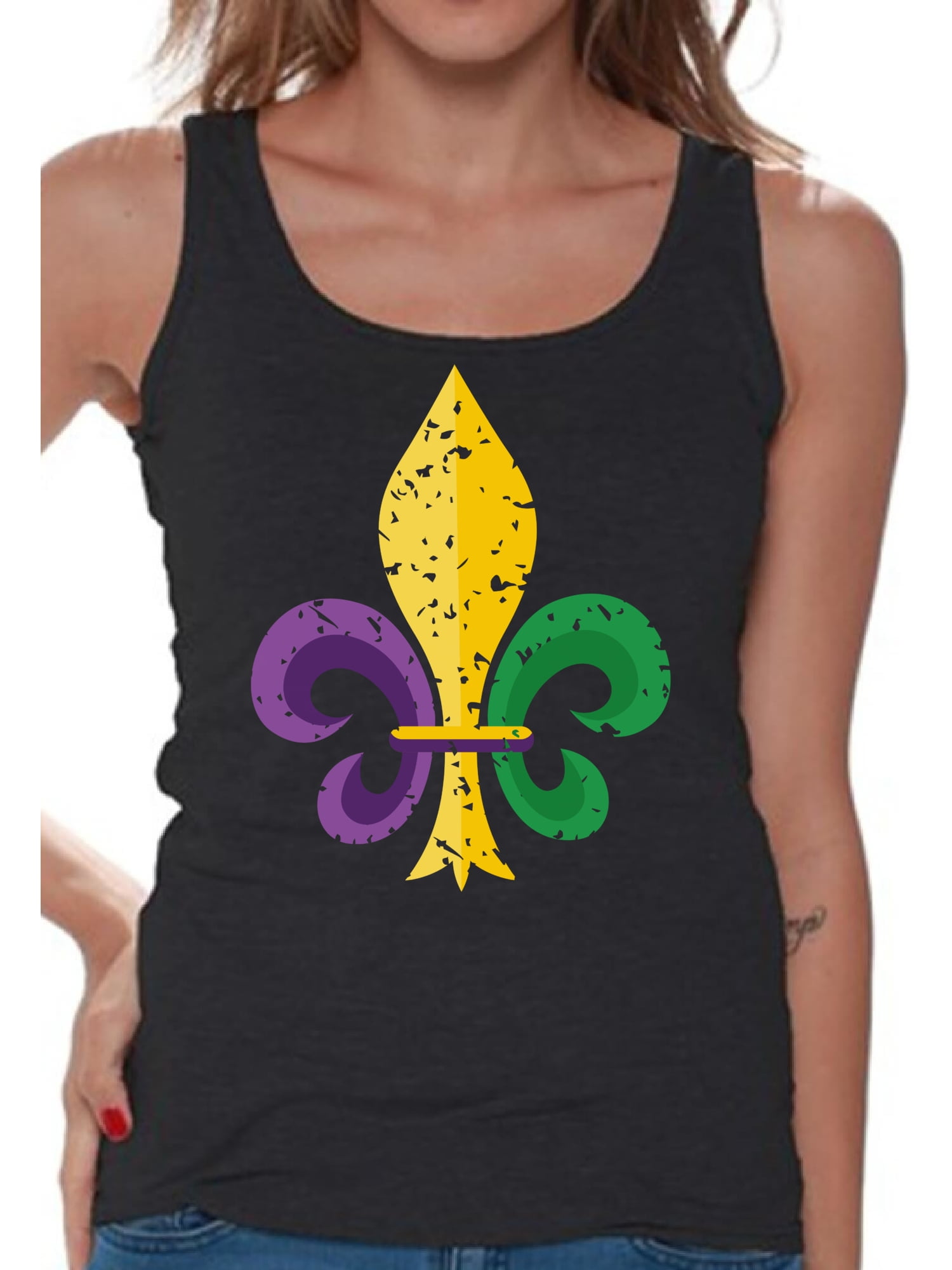 Mardi Gras Carnival Shirt for Women New Orleans Celebration Tanks for ...