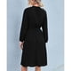 thumbnail image 5 of Vestido, Vestido Cómodo Agradable A La Piel Para El Ocio ANGGREK Negro M, 5 of 7