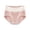 Pink, variant on Womens High Rise Cotton Briefs, Tummy Control High Waist Underwear, Breathable Soft Full Coverage Panties for Women, Sky Blue 1-Pack,Size L
